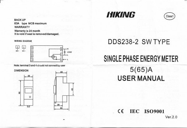 Manual Energy Meter halaman 1