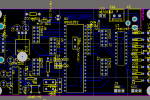 Contoh Layout ATMega Single Layer