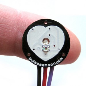 Heart rate Sensor from pulsesensor.com