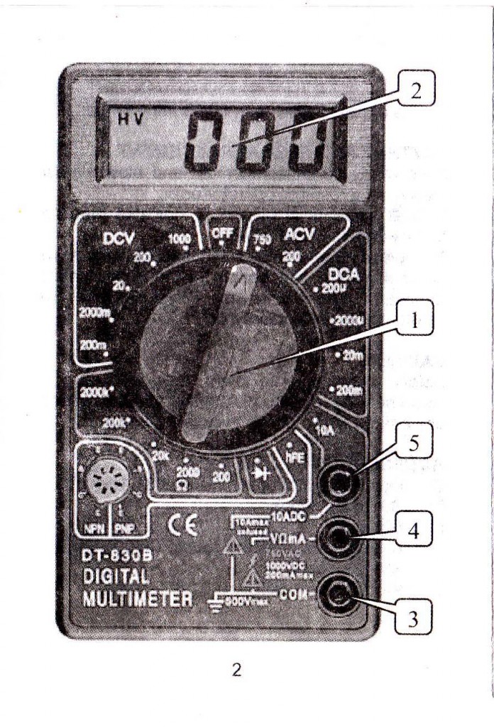 Digital Multimeter Nankai DT830B - Elektrologi