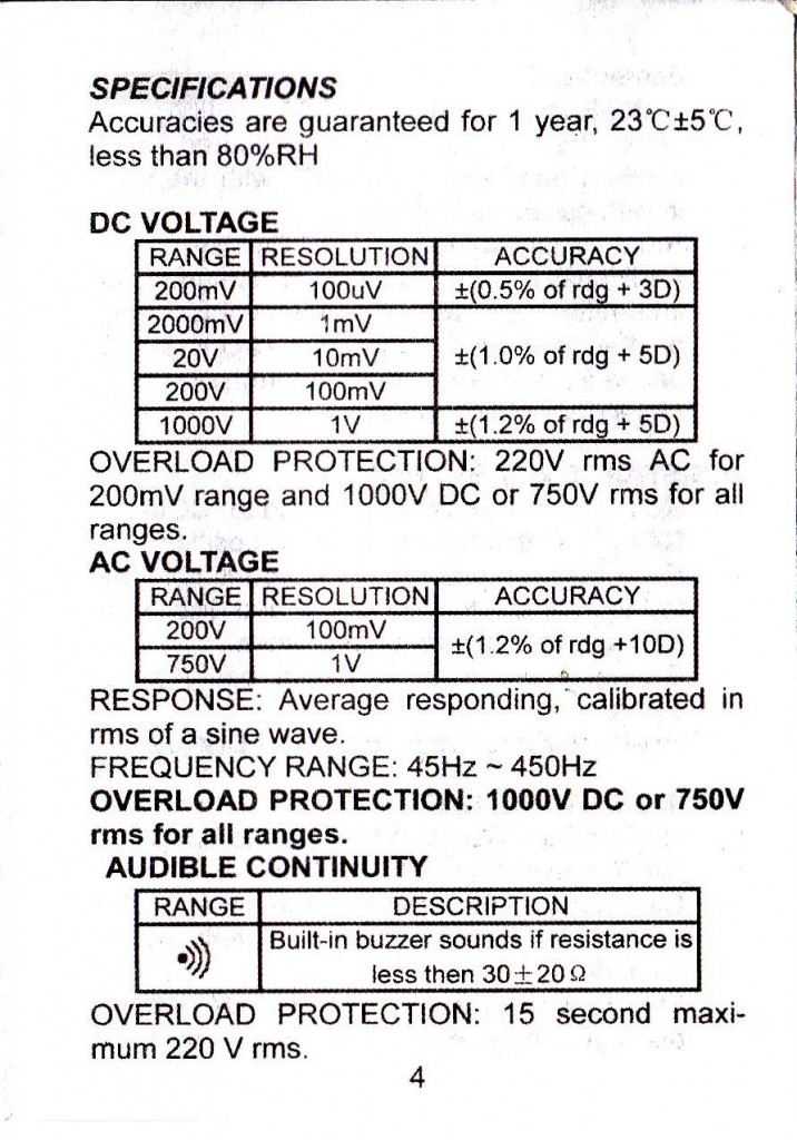 Digital Multimeter Nankai DT830B Elektrologi