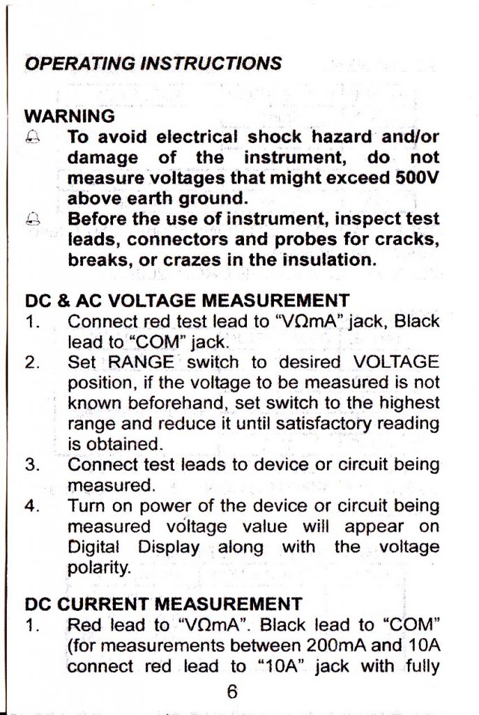 Digital Multimeter Nankai DT830B - Elektrologi