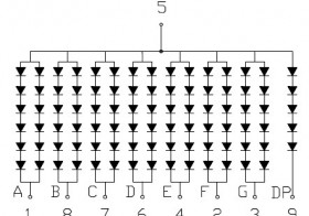 Rangkaian dalam LED 7 segment YSD-1600AR6F