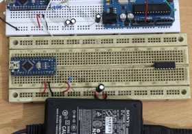 Mengukur tegangan pin 5V pada Arduino