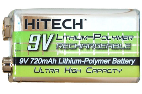 Batere 9 volt Lithium Polymer 720 mAh