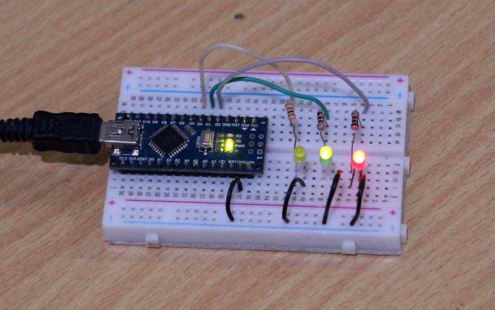 Flashing LEDs with Arduino