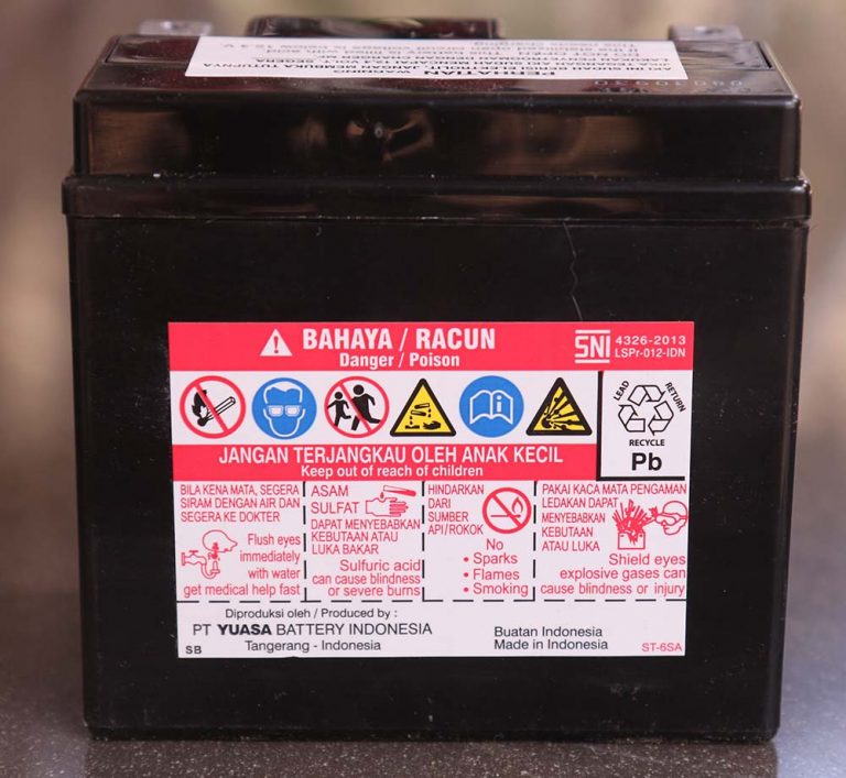 Aki Yuasa YTZ6V - Elektrologi