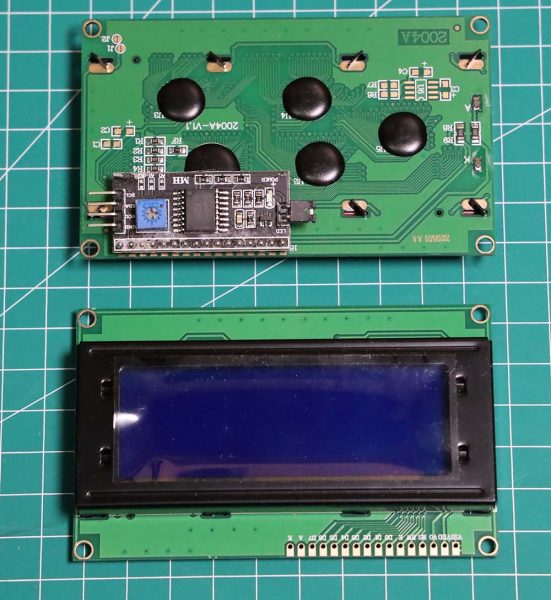 LCD 20x4 dan interface I2C PCF8574
