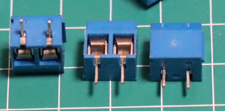 Terminal PCB block screw warna biru