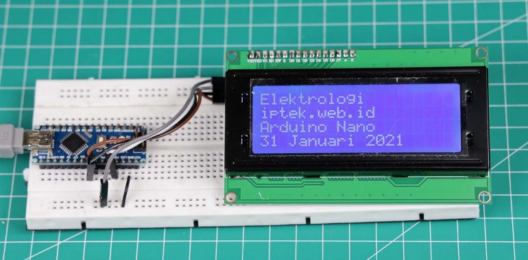 Arduino Nano dengan display lCD 20x4