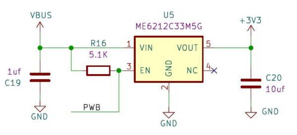 ESP32 C3 Luatos-schematic regulator section